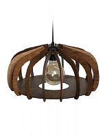 Светильник подвесной (Люстра) Мелодия Света "Полусфера" Грейт-Лофт 220В E27 Коричневый картинка 